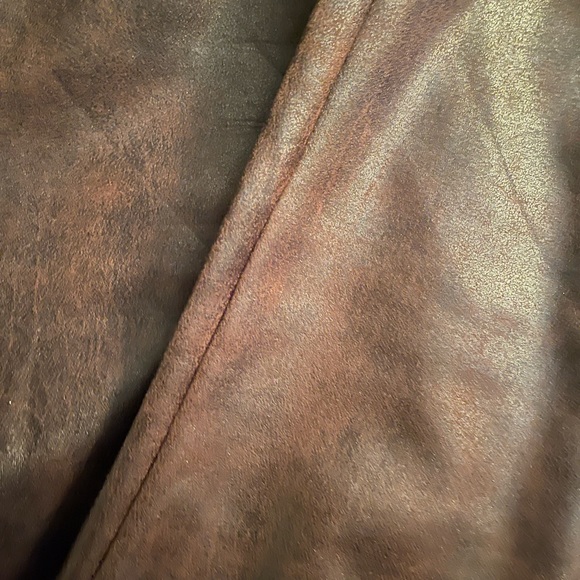 Max Studio Faux Suede/Leather Leggings - Picture 2 of 4